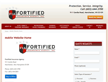Tablet Screenshot of fortifiedins.com